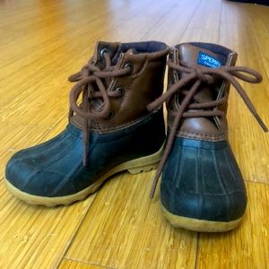 Sperry Duck Boots toddler 8